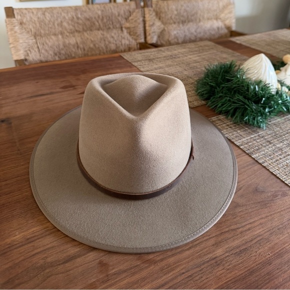 NWT WILL + BEAR Calloway Fawn Felt Fedora Hat M main image 10